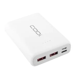 10,000mAh Quick Charge Powerbank w/ USB-C, USB-A (x2), Micro-USB*