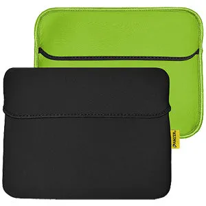 AMZER Reversible Neoprene Horizontal Sleeve Pouch Tablet Bag With Pocket Fits For iPad and Tablets upto 8 Inch