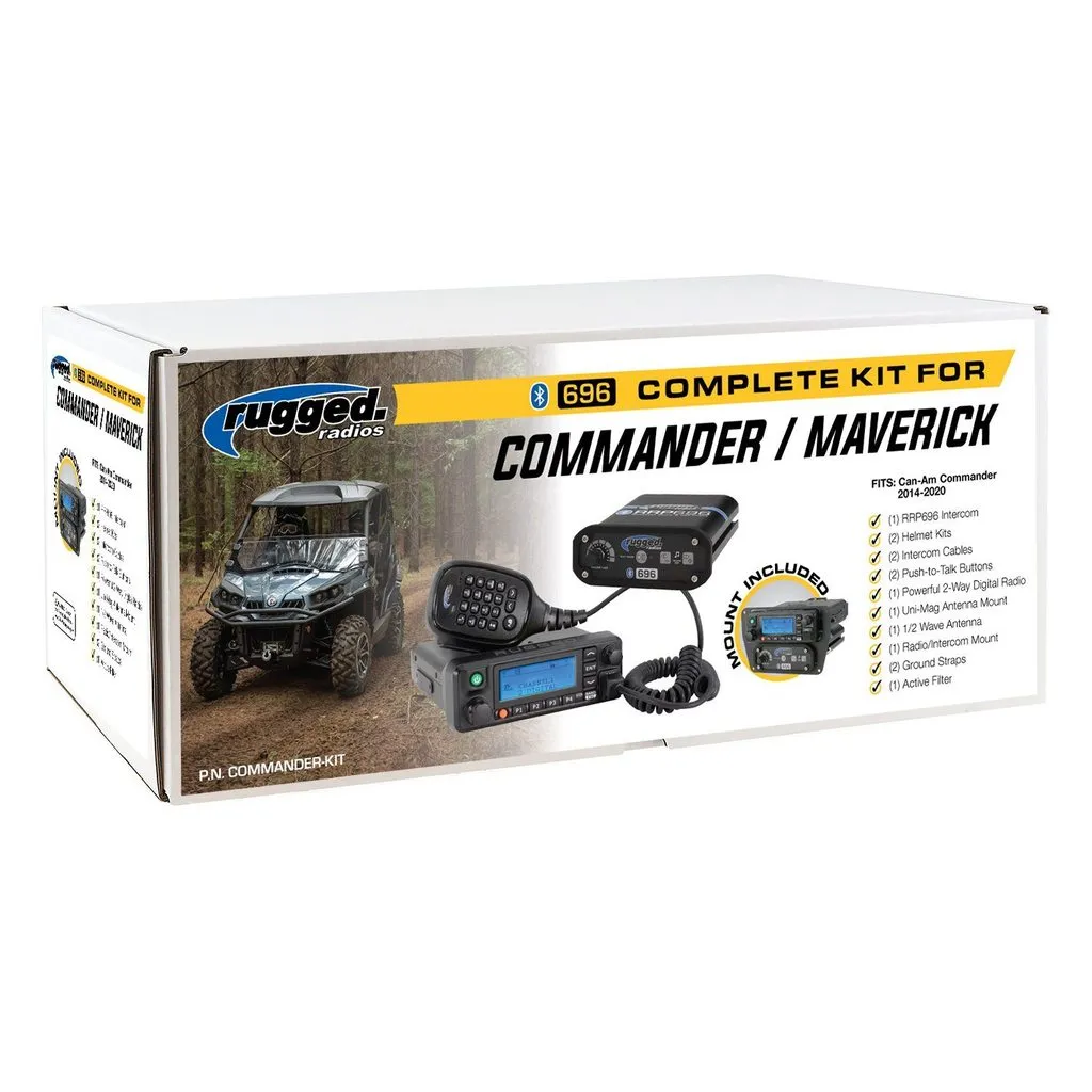 Can-Am Commander Complete UTV Communication Kit with Dash Mount