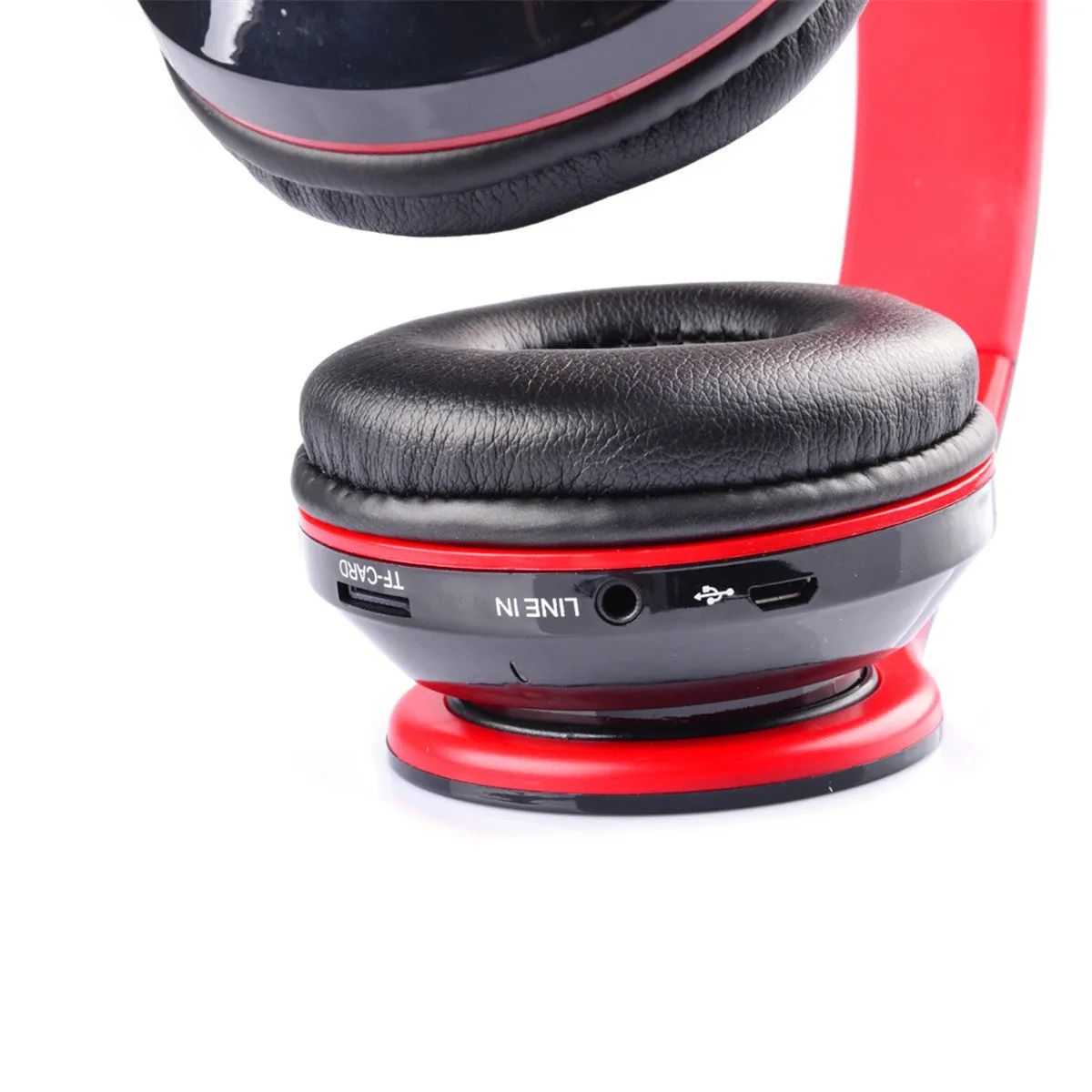 COOL Foldable Wireless Bluetooth Stereo Headphone Headset Mic FM TF Slot for iPhone iPad Smartphone