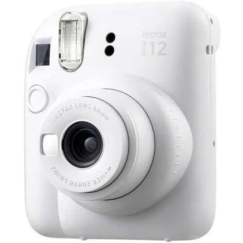 Fujifilm Instax MINI 12 Instant Film Camera (Clay White)