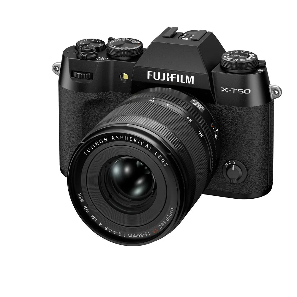 FUJIFILM X-T50 Mirrorless Camera with XF 16-50mm f/2.8-4.8 Lens (Black)