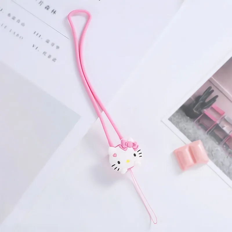 GARMMA Hello Kitty & My Melody Anti-lost Silicone Strap Universal Lanyard