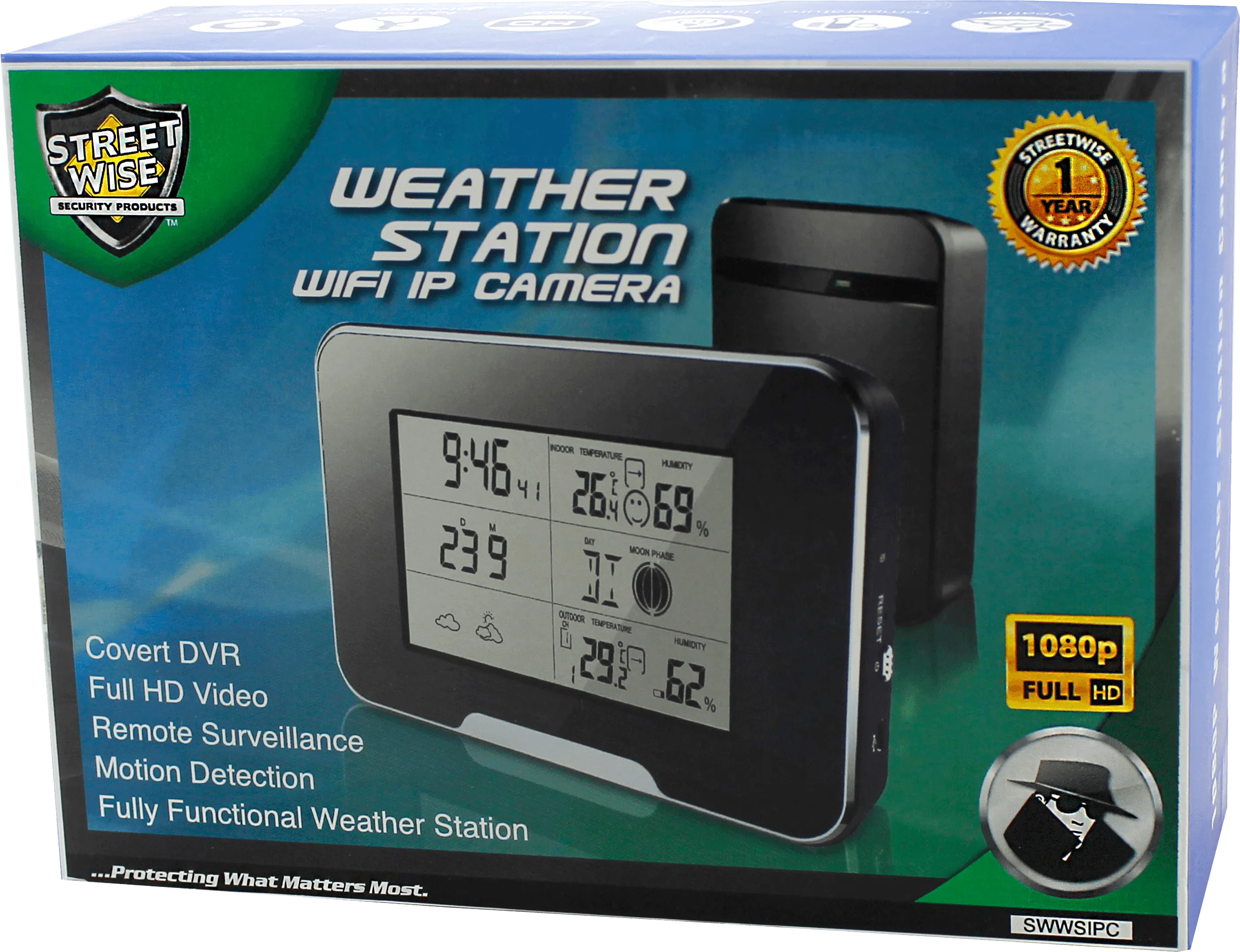 HD 1080P Weather Station Camera Wi-Fi Version