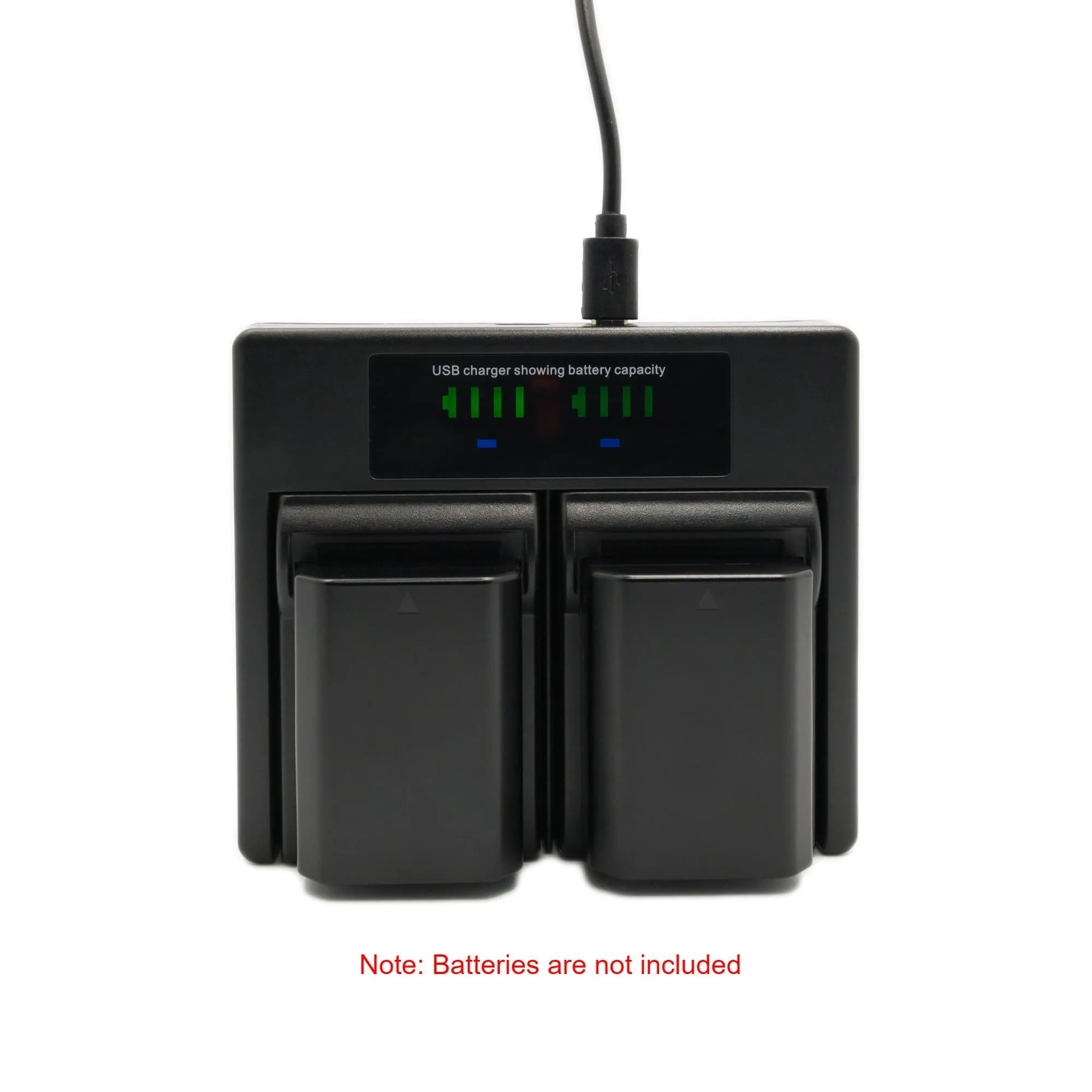 Hridz NP FZ100 Battery Charger USB Dual Slots for Sony A6600 A9II A7III A7RIV A7RIII