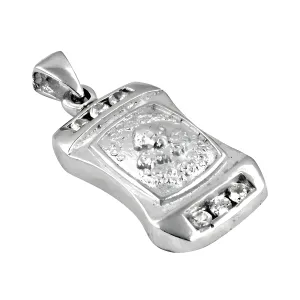 Newest Cubic Zirconia Gemstone Silver Pendant - Shop Now