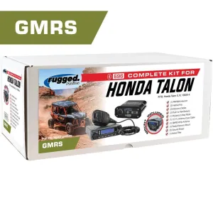 *Powerful 45-Watt GMRS Radio* Honda Talon Complete UTV Communication Kit