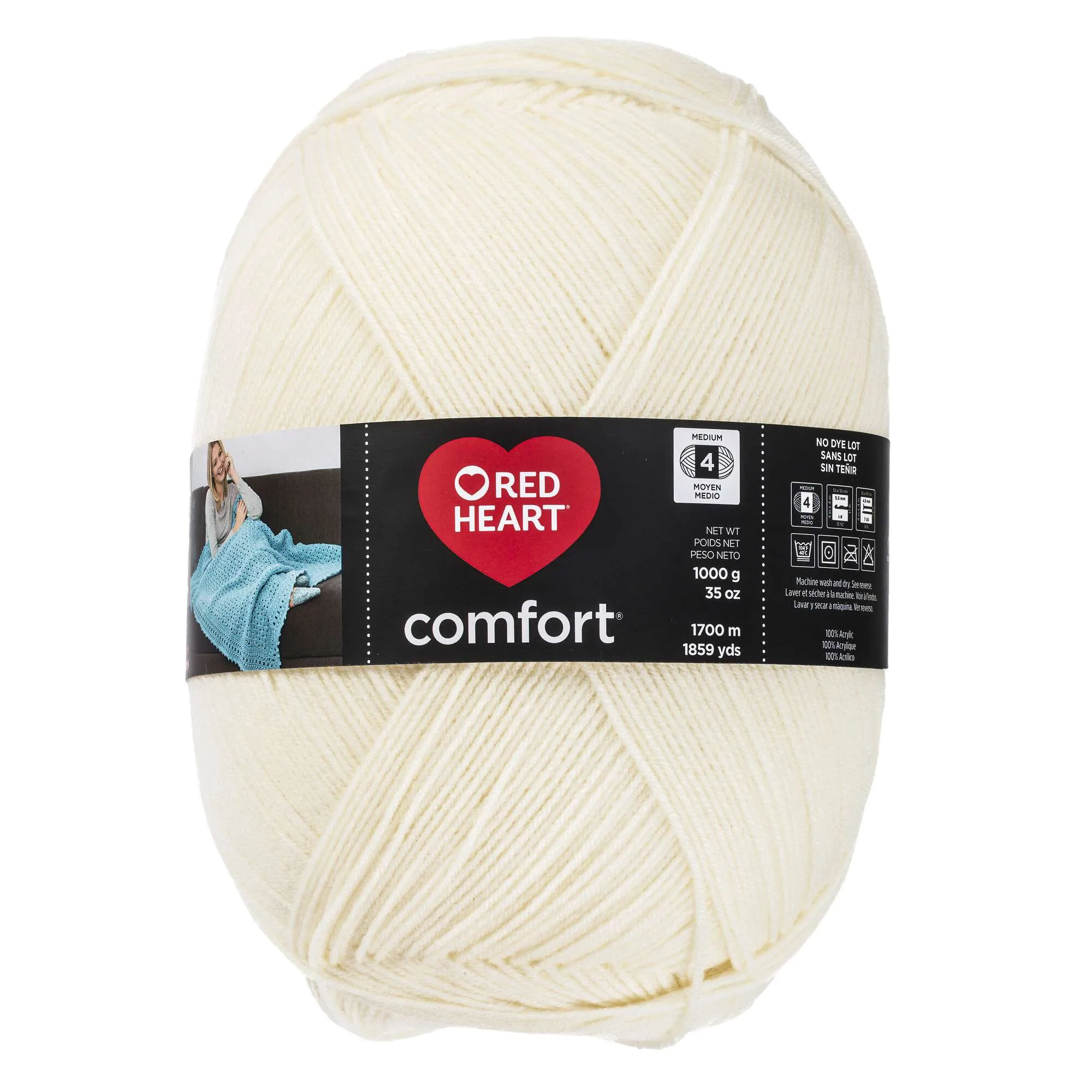 Red Heart Comfort Yarn (1000g/35.3oz) - Discontinued shades