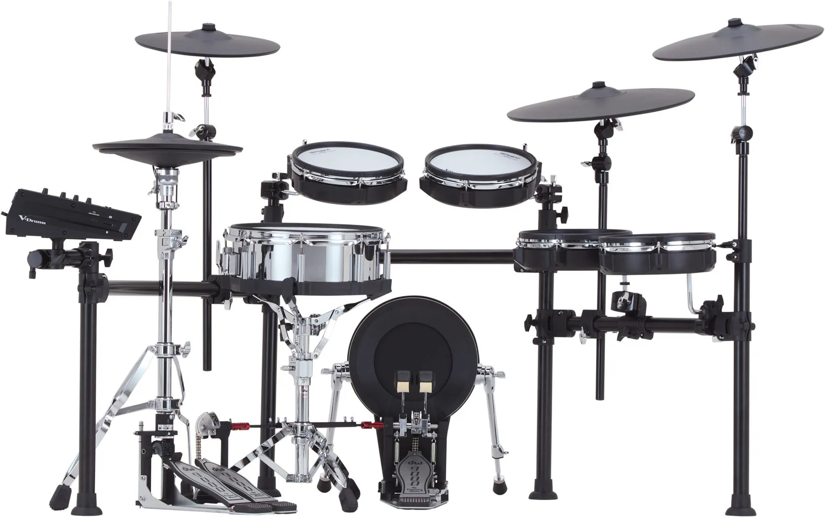 Roland TD-713DW V-Drums Kit & Hardware Bundle with DW 3000 Series Hardware TD713SDW