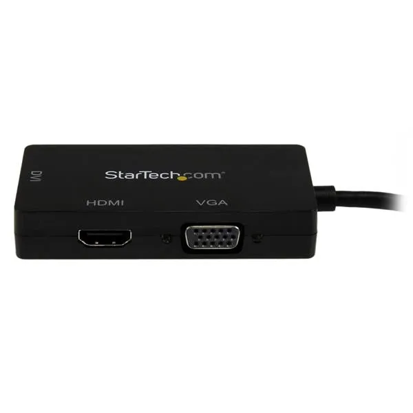 Startech.Com 3 In 1 Mini Displayport Adapter - 1080P - Mini Dp / Thunderbolt To Hdmi / Vga / Dvi Splitter For Your Monit