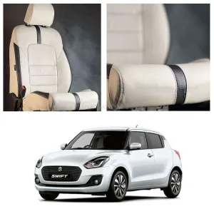 Suzuki Swift Type R Beige Black Seat Covers - Model 2022-2023