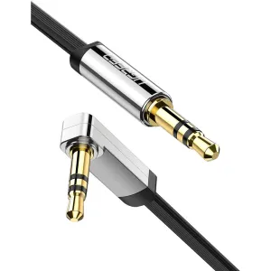 UGreen 3.5mm Male to Male Straight to Angle Flat Cable 3M - 10728