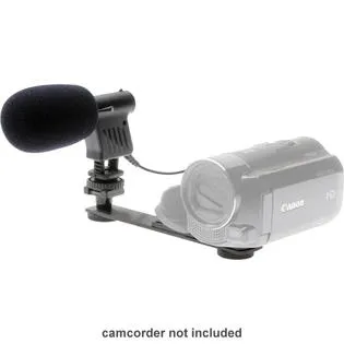 Vidpro Mini Condenser Microphone for DSLRs, Camcorders &amp; Video Cameras