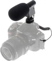 Vidpro Mini Condenser Microphone for DSLRs, Camcorders &amp; Video Cameras