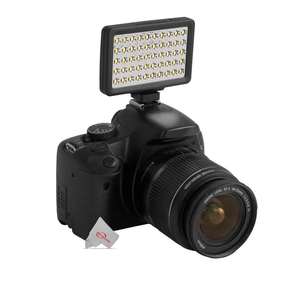 Vivitar Super Powerful Smartphone 50 LED Video Light for Podcasting Vlogging and Videoconferencing