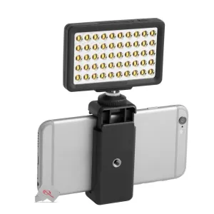 Vivitar Super Powerful Smartphone 50 LED Video Light for Podcasting Vlogging and Videoconferencing