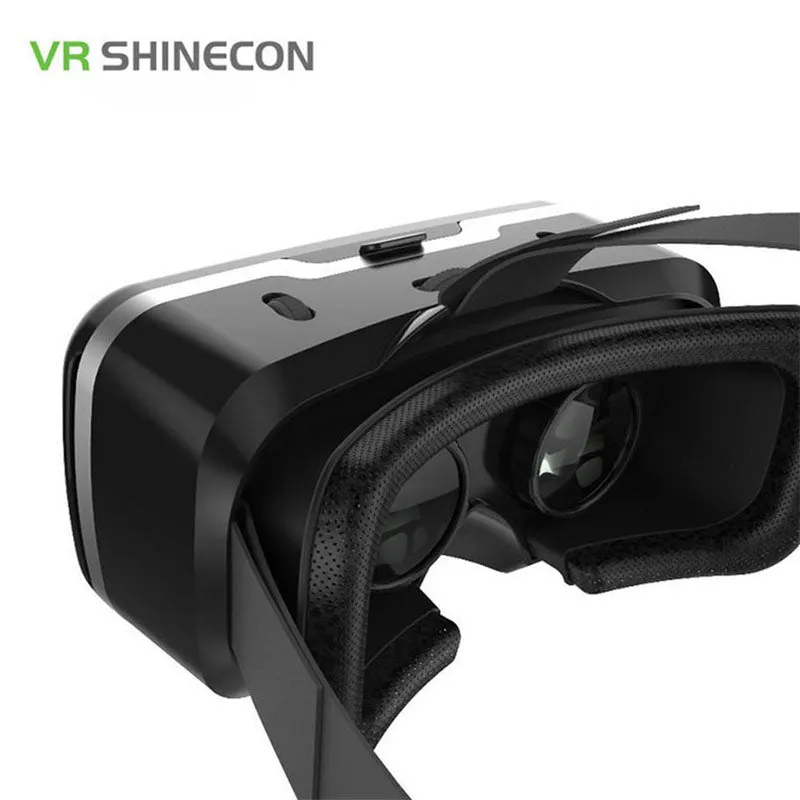 VR SHINECON VI 6th 3D VR Glasses for 4.7 - 6.0 inch Smartphone Virtual Reality Head-Mounted VR BOX Helmet Video Headset   Remote