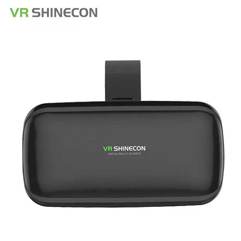 VR SHINECON VI 6th 3D VR Glasses for 4.7 - 6.0 inch Smartphone Virtual Reality Head-Mounted VR BOX Helmet Video Headset   Remote