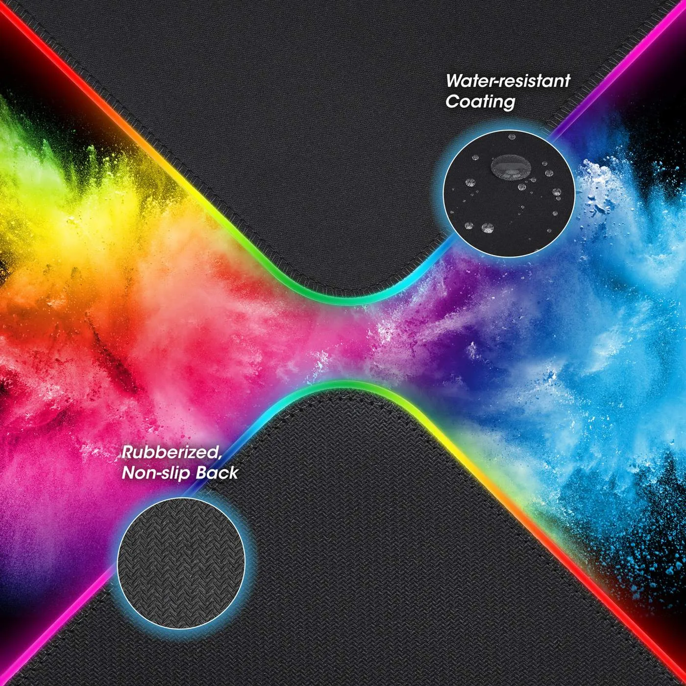 XXL RGB LED Gaming Mousepad