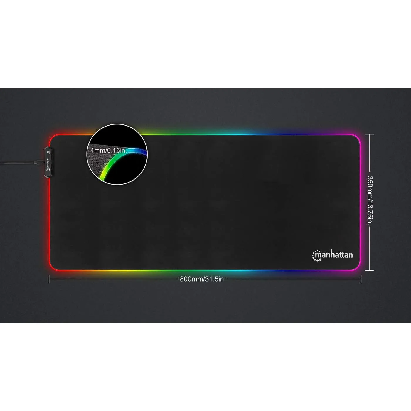 XXL RGB LED Gaming Mousepad